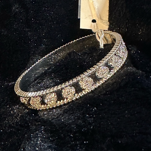 Clover Bracelet CZ and Stainless Steel NWT - Picture 5 of 12